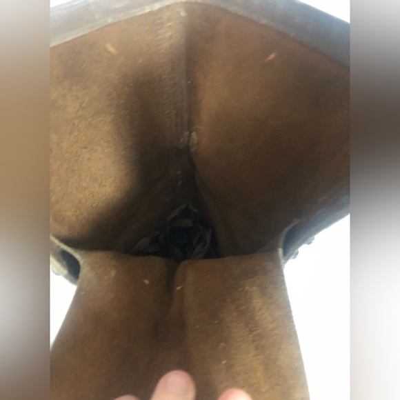 Vintage Equestrian Leather Tall Knee Lace Up Horse RIding Boots Women Sz 10 - Picture 5 of 13